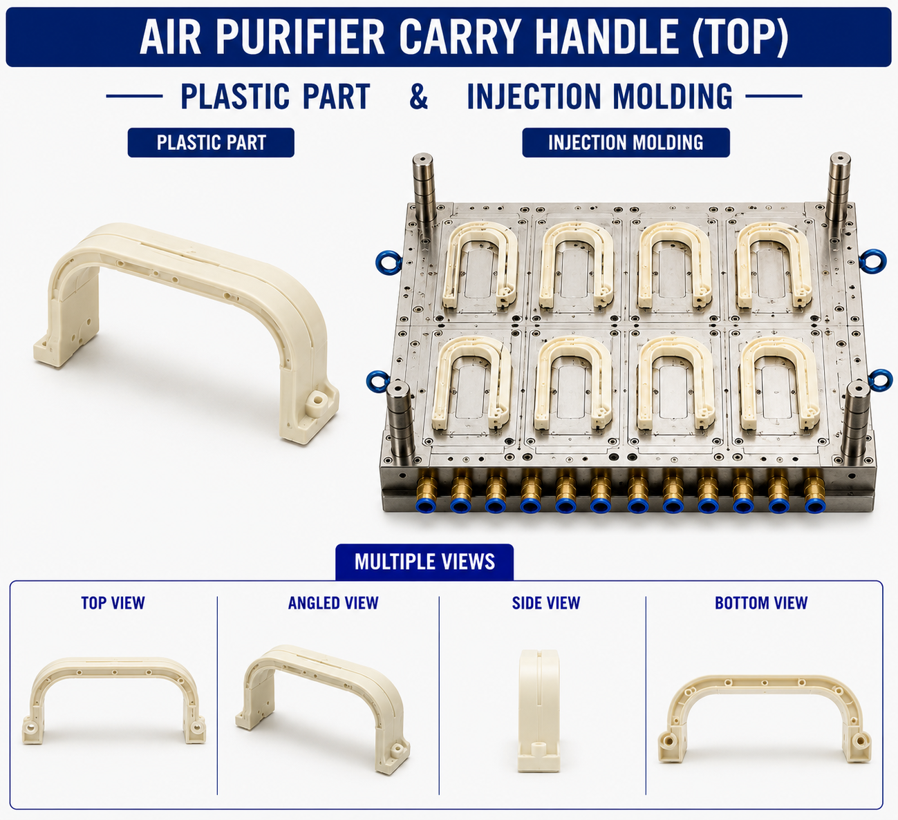 Air Purifier Plastic Carry Handle Mould and Moulding Service